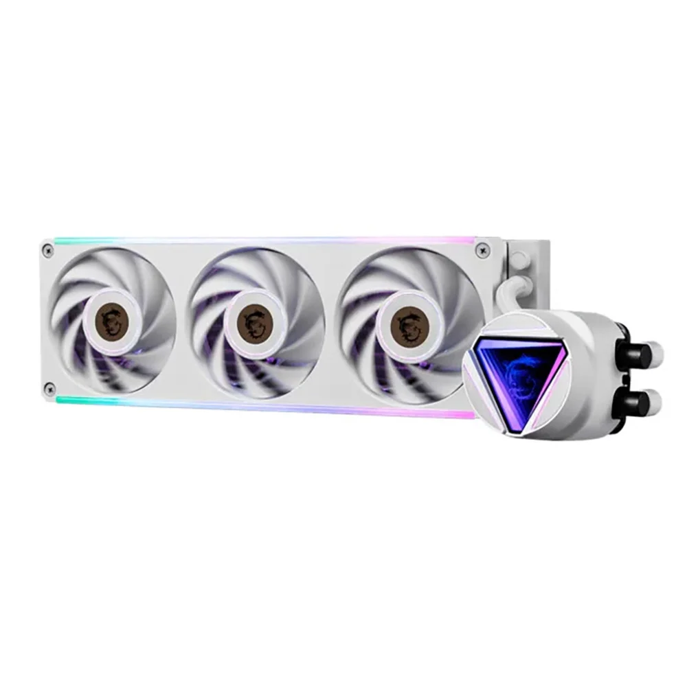 Water Cooler Msi 360mm Amd/intel Mag Coreliquid C360 V2 ARGB Branco 306-7zw2r37-813 Water Cooler Msi 360mm Amd/intel Mag Coreliquid C360 V2 ARGB Branco 306-7zw2r37-813