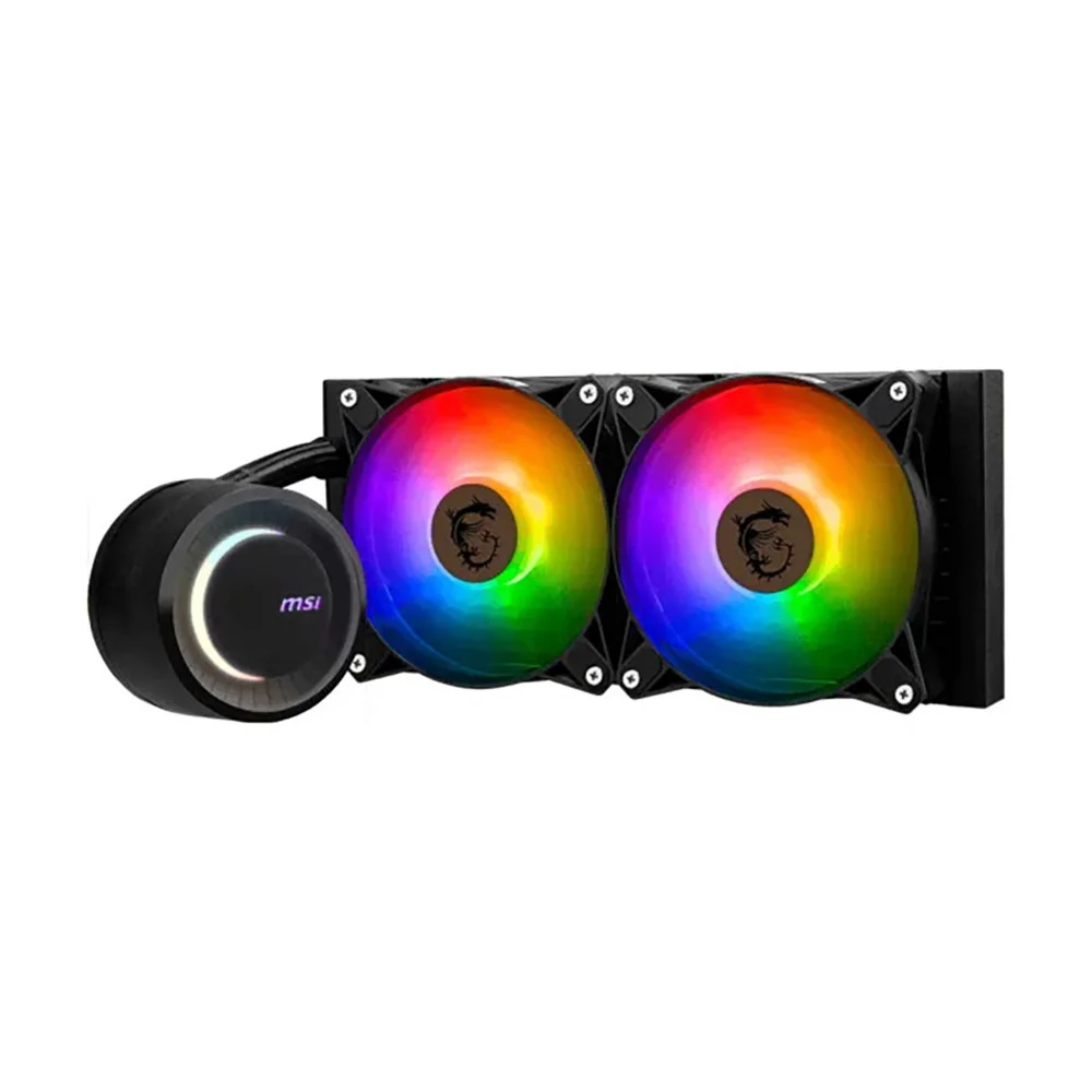 Imagem 2 de 4 do produto Water Cooler Msi 240mm Amd/intel Mag Coreliquid E240 ARGB Preto 306-7zw5e18-c24