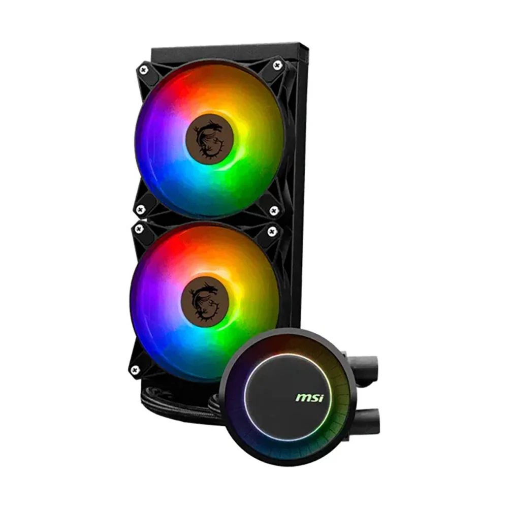 Imagem 3 de 4 do produto Water Cooler Msi 240mm Amd/intel Mag Coreliquid E240 ARGB Preto 306-7zw5e18-c24