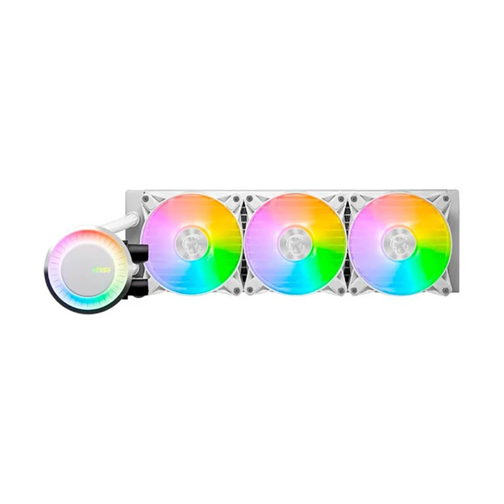Water Cooler Msi 360mm Amd/intel Mag Coreliquid E360 ARGB Branco 306-7zw6e27-c24 Water Cooler Msi 360mm Amd/intel Mag Coreliquid E360 ARGB Branco 306-7zw6e27-c24