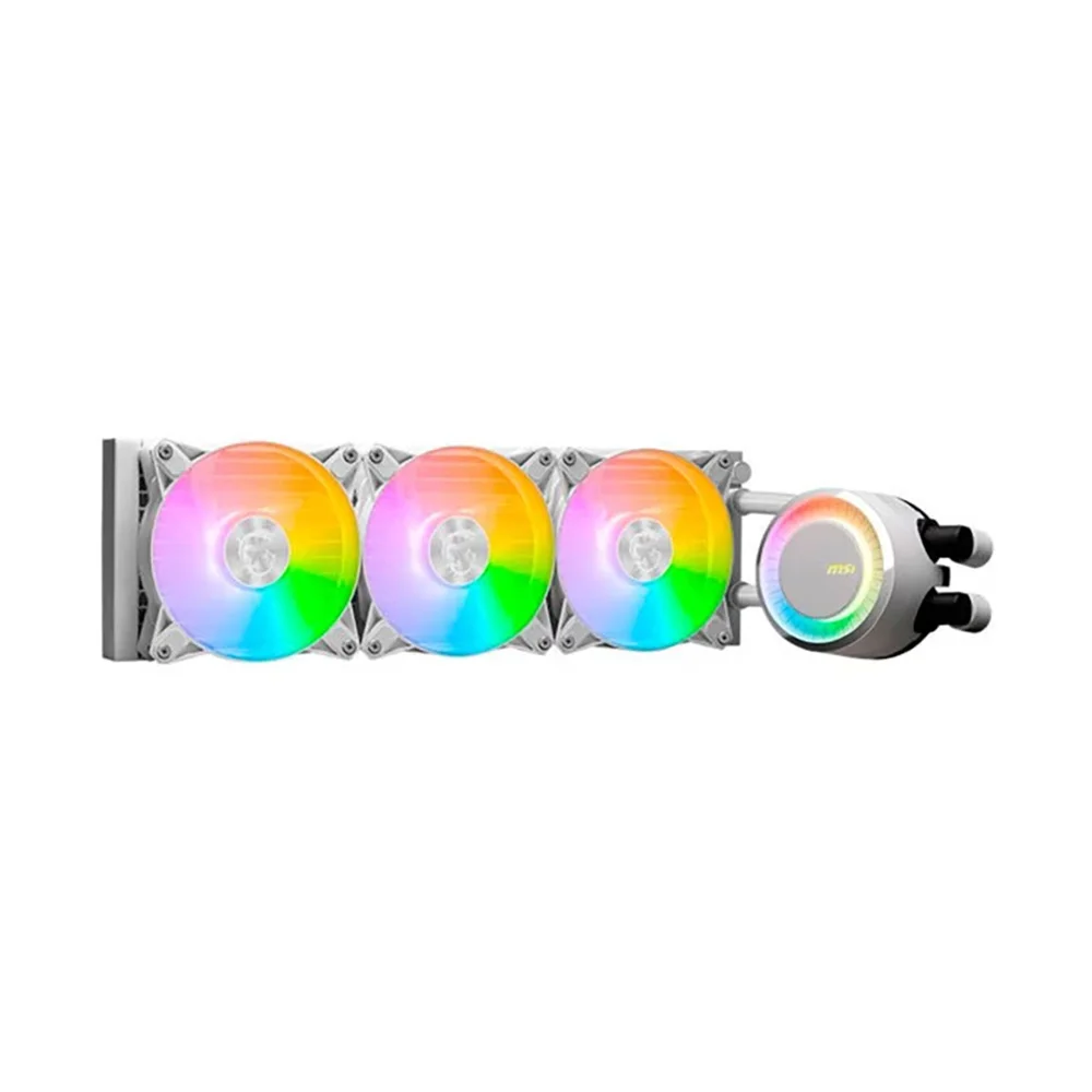 Water Cooler Msi 360mm Amd/intel Mag Coreliquid E360 ARGB Branco 306-7zw6e27-c24 Water Cooler Msi 360mm Amd/intel Mag Coreliquid E360 ARGB Branco 306-7zw6e27-c24