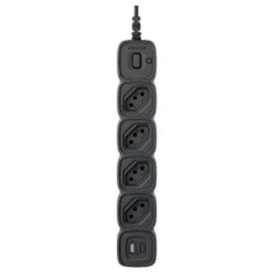 Filtro De Linha Intelbras 4t E 2 Usb 20w Epe 2004 Usb Preto - 4300954