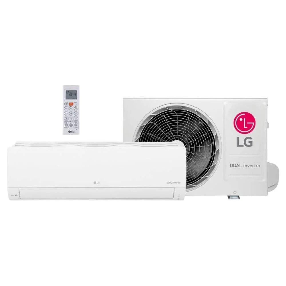 Ar Condicionado Split Lg Dual Inverter Compact +ai 9000 Btus Quente E Frio 220v S3-w09aaqal