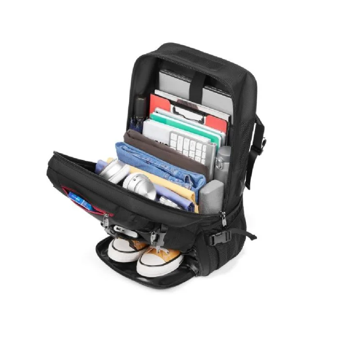 Imagem 4 de 5 do produto Mochila Gamer Rise Mode Trip 01 P/ Notebook 17" Rm-bp-t-01-b