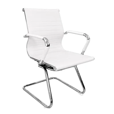 Cadeira Escritório Locutor Fixa Esteira Eames Colorido Branco