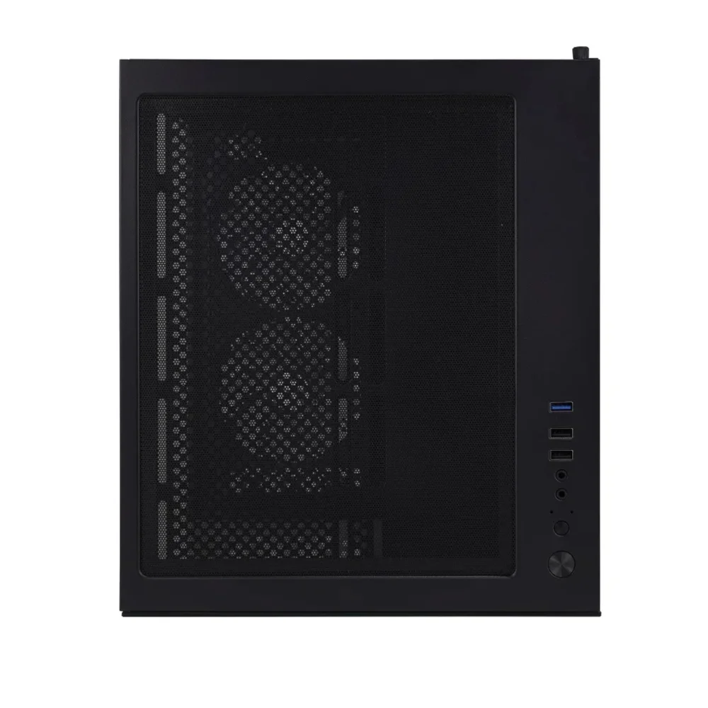 Imagem 4 de 5 do produto Gabinete Matx Brazilpc Gamer Aquario Bpc-240 Preto Com 4 Cooler Arco Iris Sem Fonte