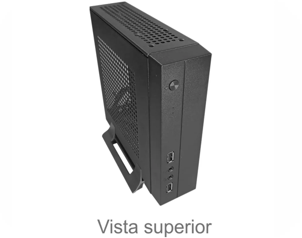 Imagem 2 de 4 do produto Gabinete Mini Itx C/fonte Preto Kmex Gi228