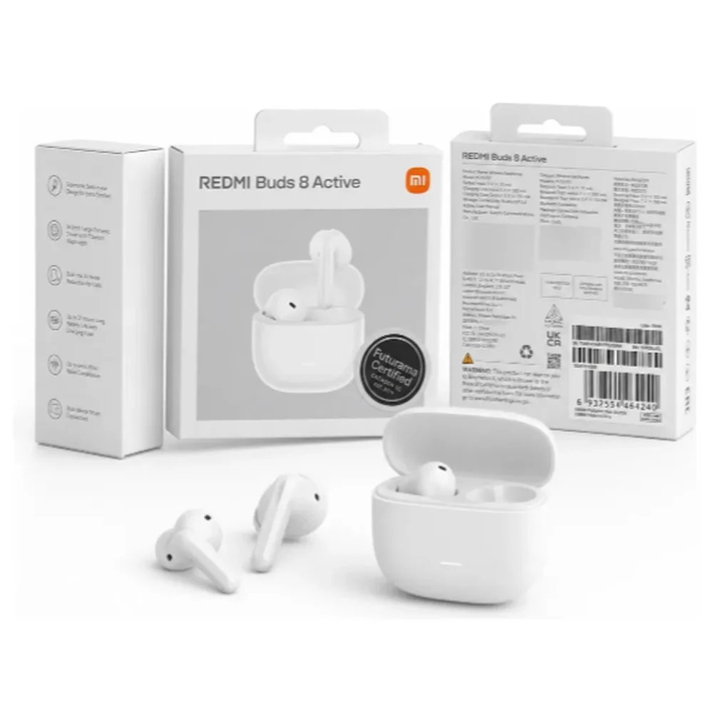 Fone Redmi Buds 8 Active Branco - view 3