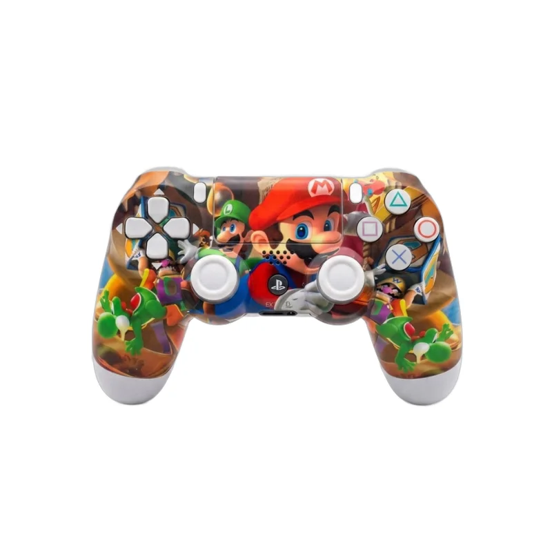 Controle Sem Fio Compatível Com Play4 Ps4 Playstation 4 / Slim / Pro / PC E Smart Tvs Samsung Personalizado Mario E Luid Controle Sem Fio Compatível Com Play4 Ps4 Playstation 4 / Slim / Pro / PC E Smart Tvs Samsung Personalizado Mario E Luid