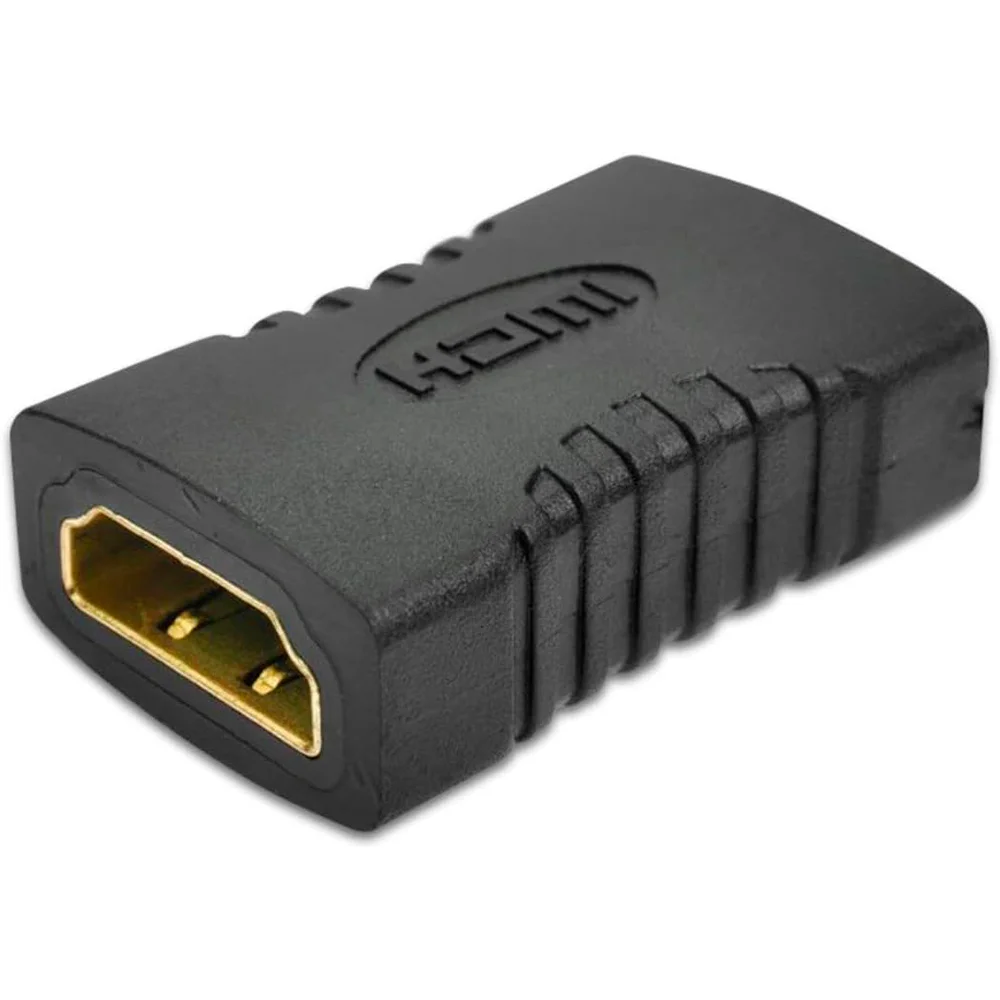 Imagem 1 de 5 do produto Adaptador Extensor Emenda HDMI Fêmea X Fêmea – Conector HDMI Full Hd 1080p