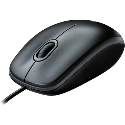 Mouse Logitech B100 Com Fio Preto