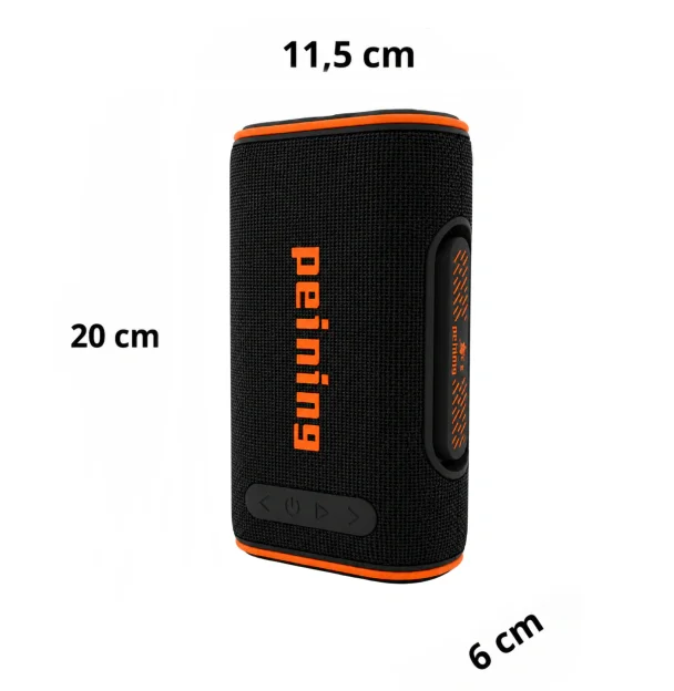 Imagem 5 de 5 do produto Caixa De Som Sem Fio RGB 40w Bluetooth Usb Peining 274bt