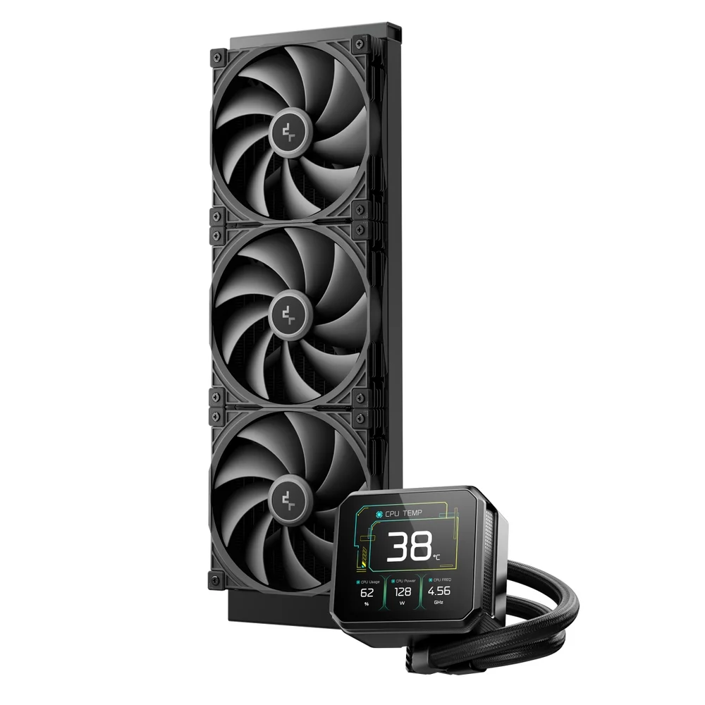 Imagem 5 de 5 do produto Water Cooler 420mm Deepcool Spartacus, Display Lcd 3.4”, Black - R-spt420-bkdsmp-g-1
