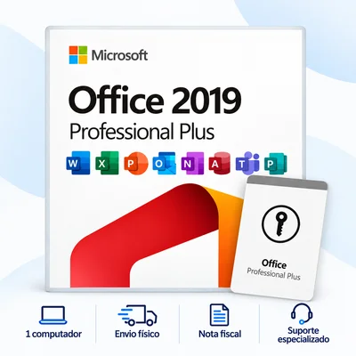 Office Professional 2019 Plus - 32/64 Bits - Envio Físico