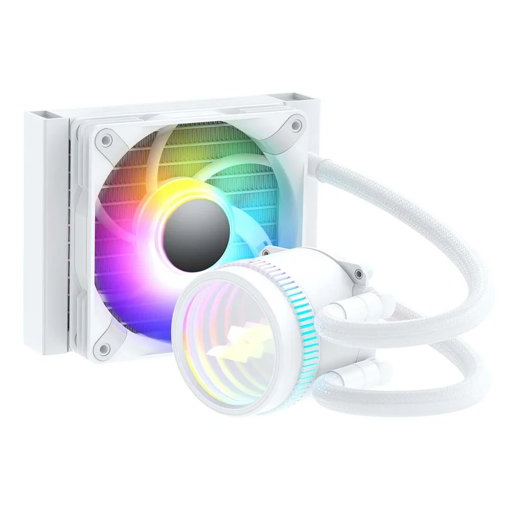 Imagem 2 de 5 do produto Water Cooler Superframe Isengard, ARGB, 120mm, Intel-amd, Controladora, White, Sf-w120w