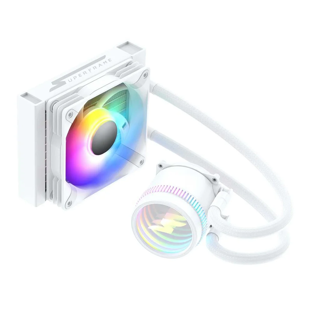 Imagem 3 de 5 do produto Water Cooler Superframe Isengard, ARGB, 120mm, Intel-amd, Controladora, White, Sf-w120w
