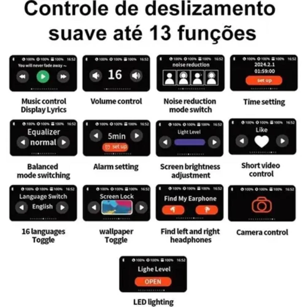 Imagem 4 de 5 do produto Fone De Ouvido Sem Fio Joog Air 2 Vision A2v Jg Wireless Branco