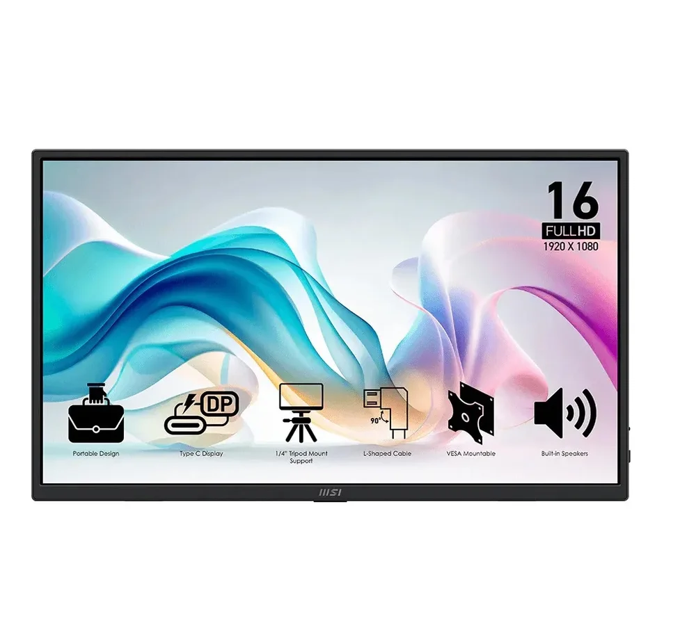 Monitor Portatil Msi Pro Mp165 15.6 " Full Hd 60hz Monitor Portatil Msi Pro Mp165 15.6 " Full Hd 60hz