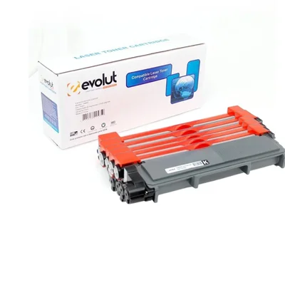 Kit 5 Cartuchos De Toner Evolut Supreme Compativel Brother Tn660 (2370) Preto