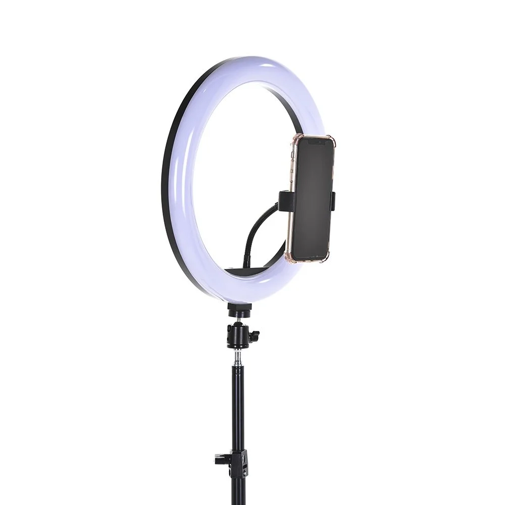Imagem 4 de 5 do produto Ring Light LED Selfie 10 Pol Com Tripé Para Celular Foto E Vídeo
