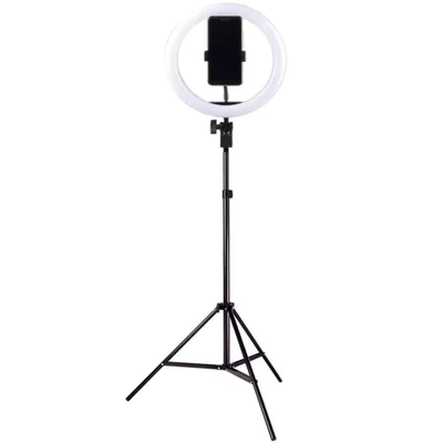 Ring Light 10 Pol LED Usb 3200k 6500k 5500k Com Tripé
