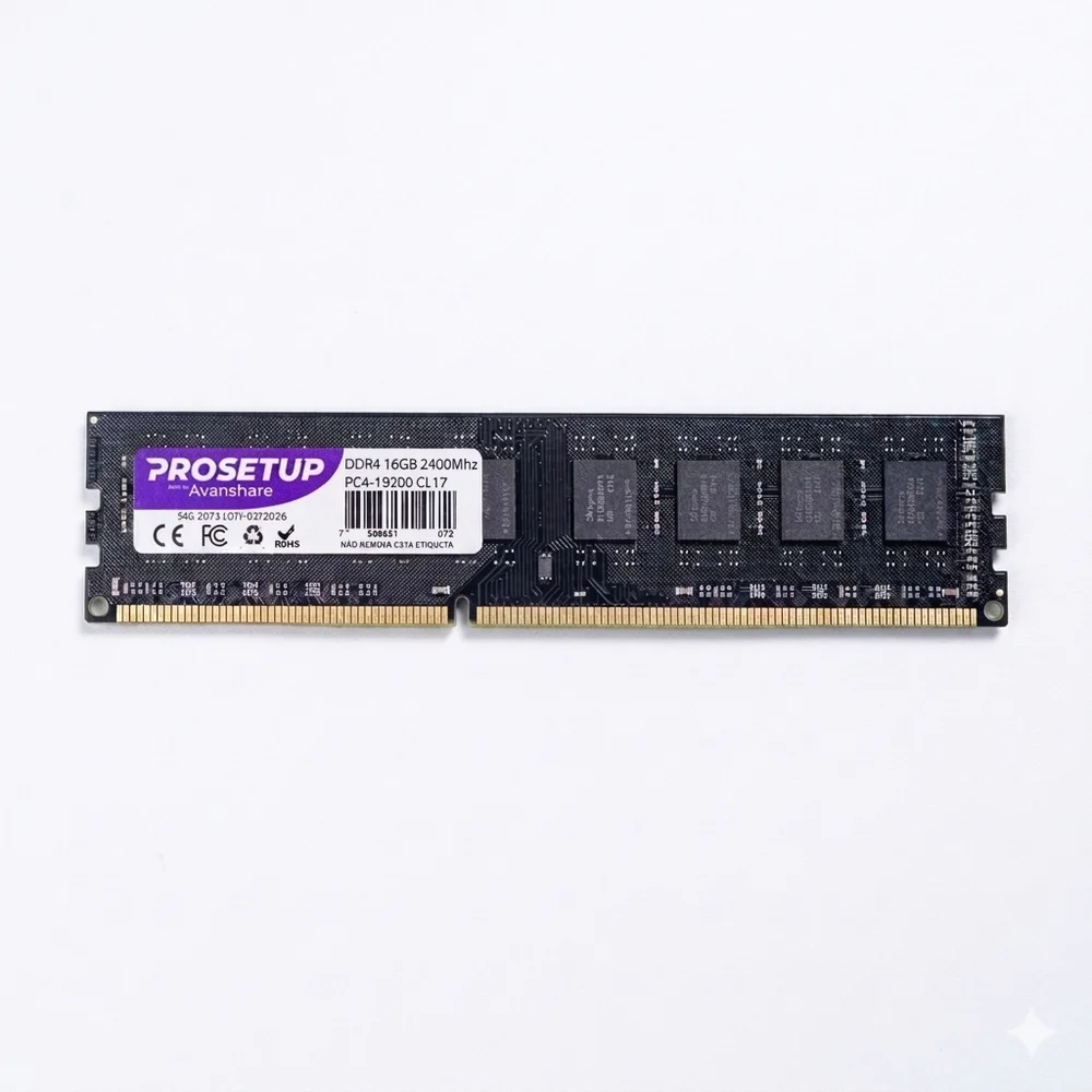 Memoria Para Desktop Ddr4 16gb 2400mhz Prosetup Avanshare Memoria Para Desktop Ddr4 16gb 2400mhz Prosetup Avanshare