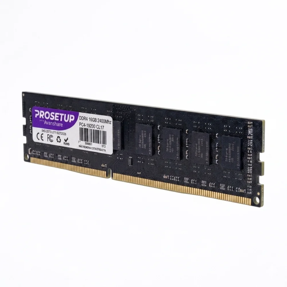 Memoria Para Desktop Ddr4 16gb 2400mhz Prosetup Avanshare Memoria Para Desktop Ddr4 16gb 2400mhz Prosetup Avanshare