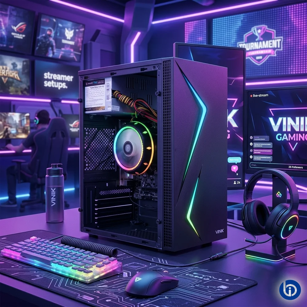 Computador Gamer Twin Intel i3 4ºg 8GB 256gb SSD Win10 Pro - view 3