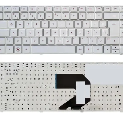 Teclado P/ Notebook Hp G4-2000 Branco Br
