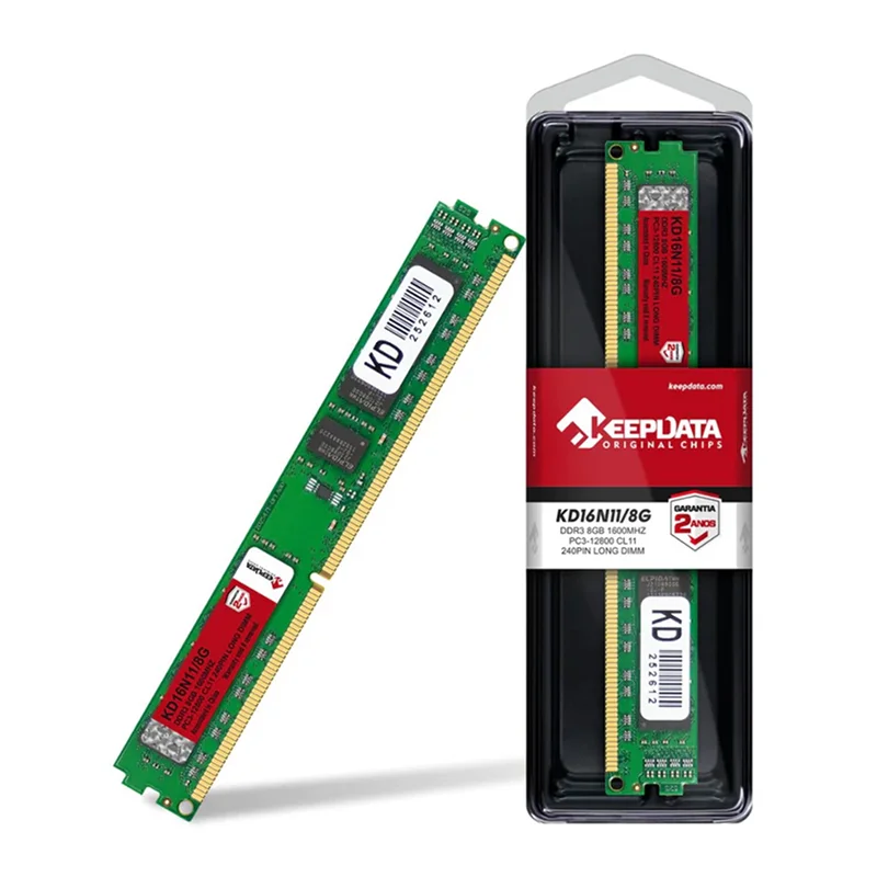 Memória Ram Keepdata 8GB Ddr3 1600mhz Cl11 Dimm Desktop Kd16n11/8g