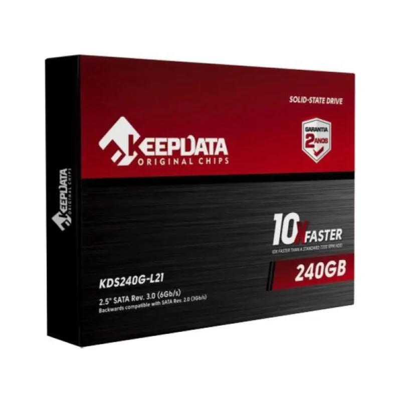 SSD Keepdata 480GB Sata Iii 2.5 Pol 550mb/s Kds480g-l21 Para PC E Notebook SSD Keepdata 480GB Sata Iii 2.5 Pol 550mb/s Kds480g-l21 Para PC E Notebook