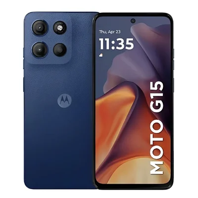 Smartphone Motorola Moto G15 512gb Azul – 4gb Ram + 8GB Ram Azul