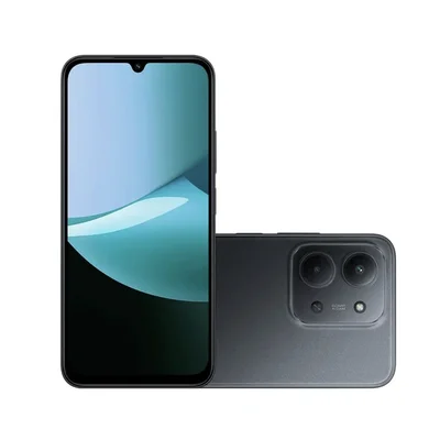 Smartphone Xiaomi Redmi 15c 4g 8GB Ram 256gb Preto Tela 6,9" Câmera 50mp Bateria 6000mah