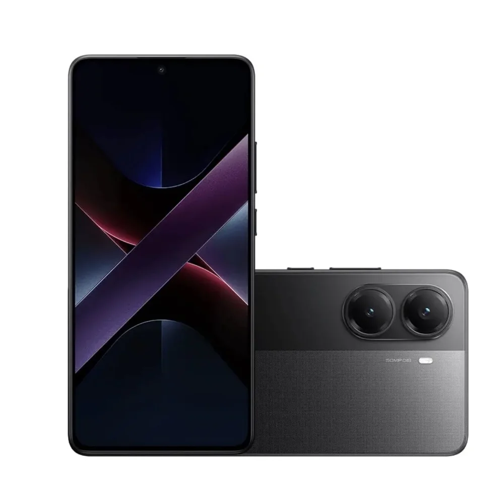 Smartphone Xiaomi Poco X7 Pro 5g 12gb Ram 512gb Preto Tela AmoLED 6,67" 144hz Câmera 50mp Ois Bateria 6000mah