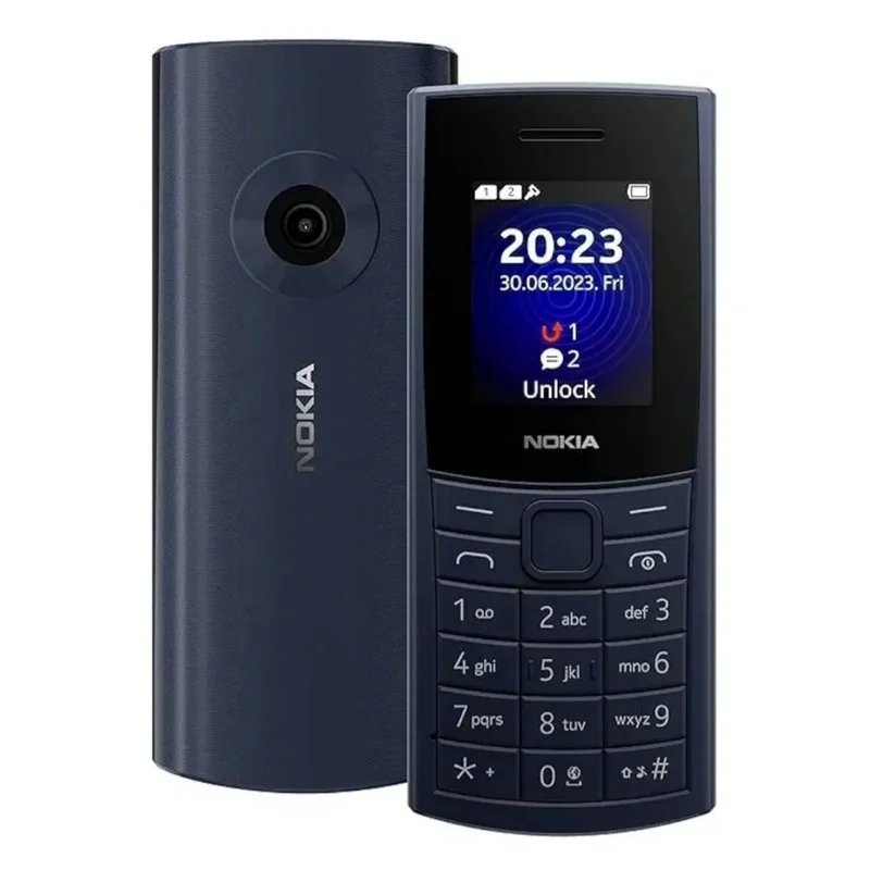 Celular Nokia 110 4g Para Idosos Dual Chip Rádio Fm Azul
