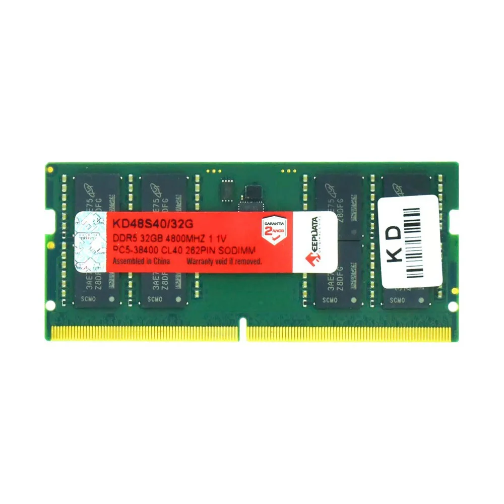 Placa de vídeo Keepdata DDR5-4800 1x32GB SO-DIMM — foto 1 de 2