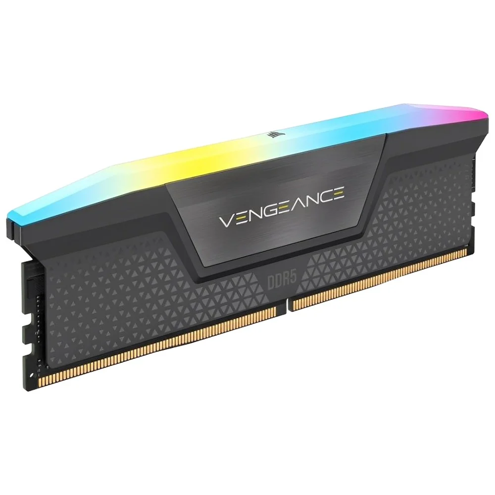 Imagem 2 de 2 do produto Memória Ram Corsair Vengeance RGB 16gb Ddr5 5200mhz Cmh16gx5m1b5200c40 Desktop PC Gamer Alta Performance Dissipador Alumínio Iluminação LED