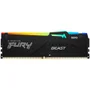 Memória Ram Kingston Fury Beast Kf552c40bba-16 16gb Ddr5 5200mhz RGB Cl40 Dimm PC Desktop Gamer Alta Performance Dissipador Calor
