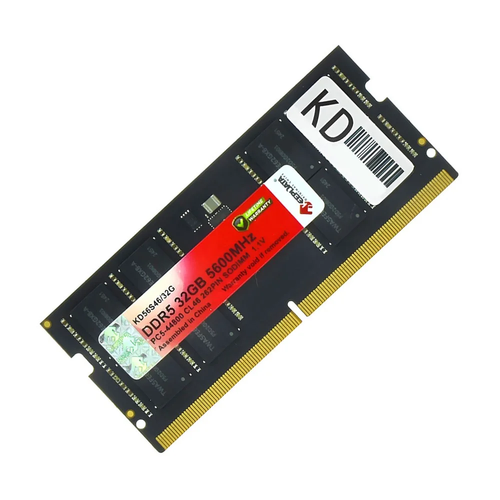 Imagem 2 de 2 do produto Memória Ram Keepdata Kd56s46/32g 32gb Ddr5 5600mhz Sodimm Notebook Alta Performance Upgrade Laptop PC Gamer Velocidade Estável