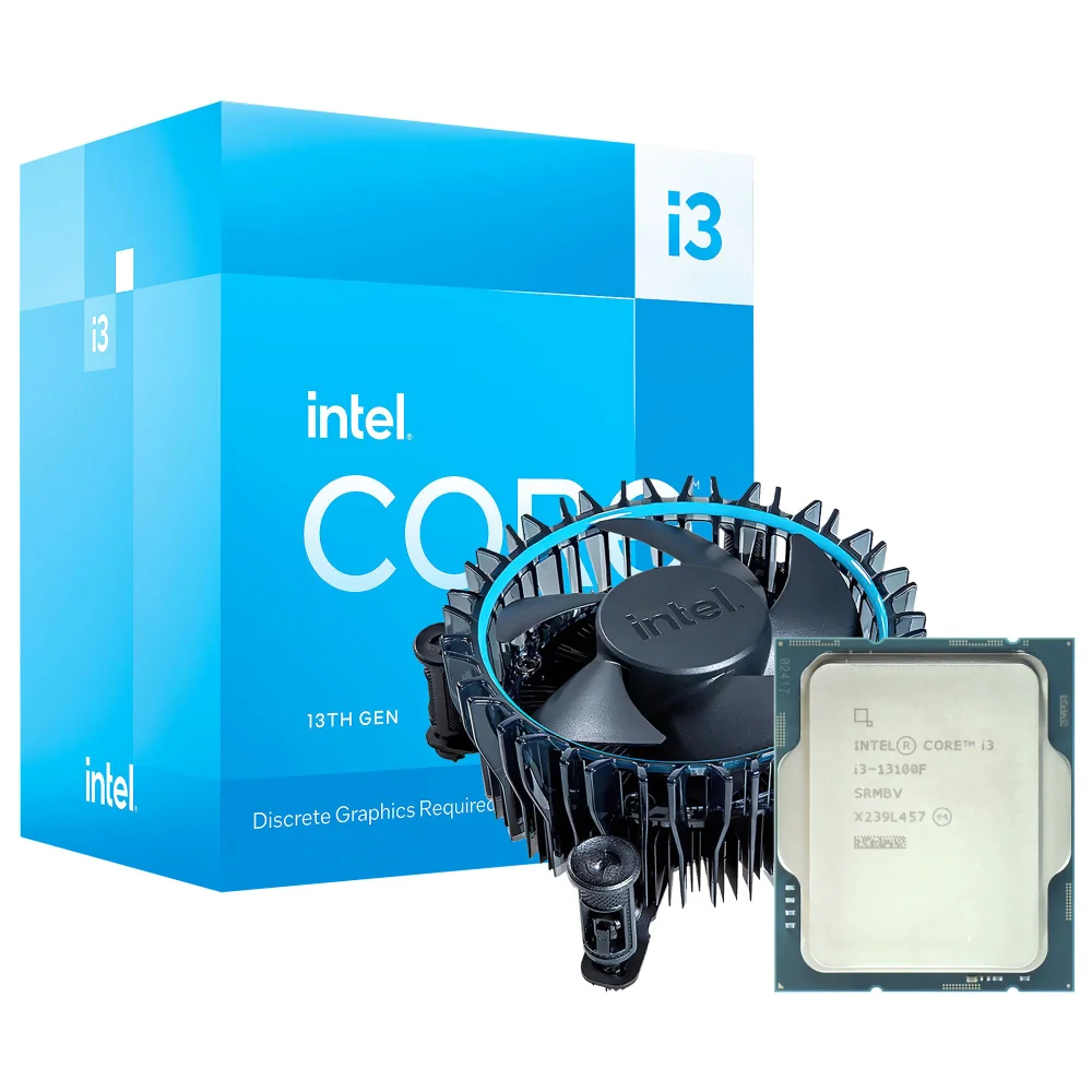 Processador Intel Core i3 13100f Socket LGA  1700 / 3.4ghz / 12mb