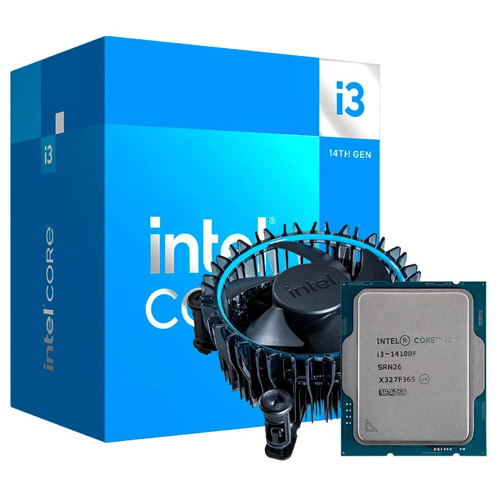 Processador Intel Core i3 14100f Socket LGA  1700 / 3.5ghz / 12mb