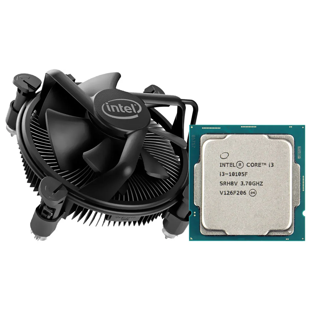 Imagem 2 de 3 do produto Processador Intel Core i3 10105f Socket LGA  1200 / 3.7ghz / 6mb