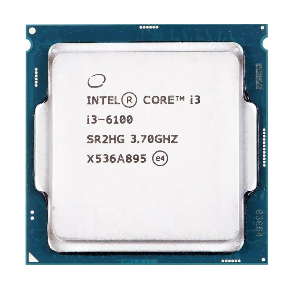 Processador Intel Core i3 6100 Socket LGA 1151 / 3.7ghz / 3mb - Oem