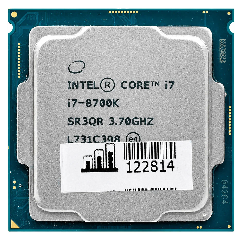Processador Intel Core i7 8700k Socket LGA  1151 / 3.7ghz / 12mb - Oem