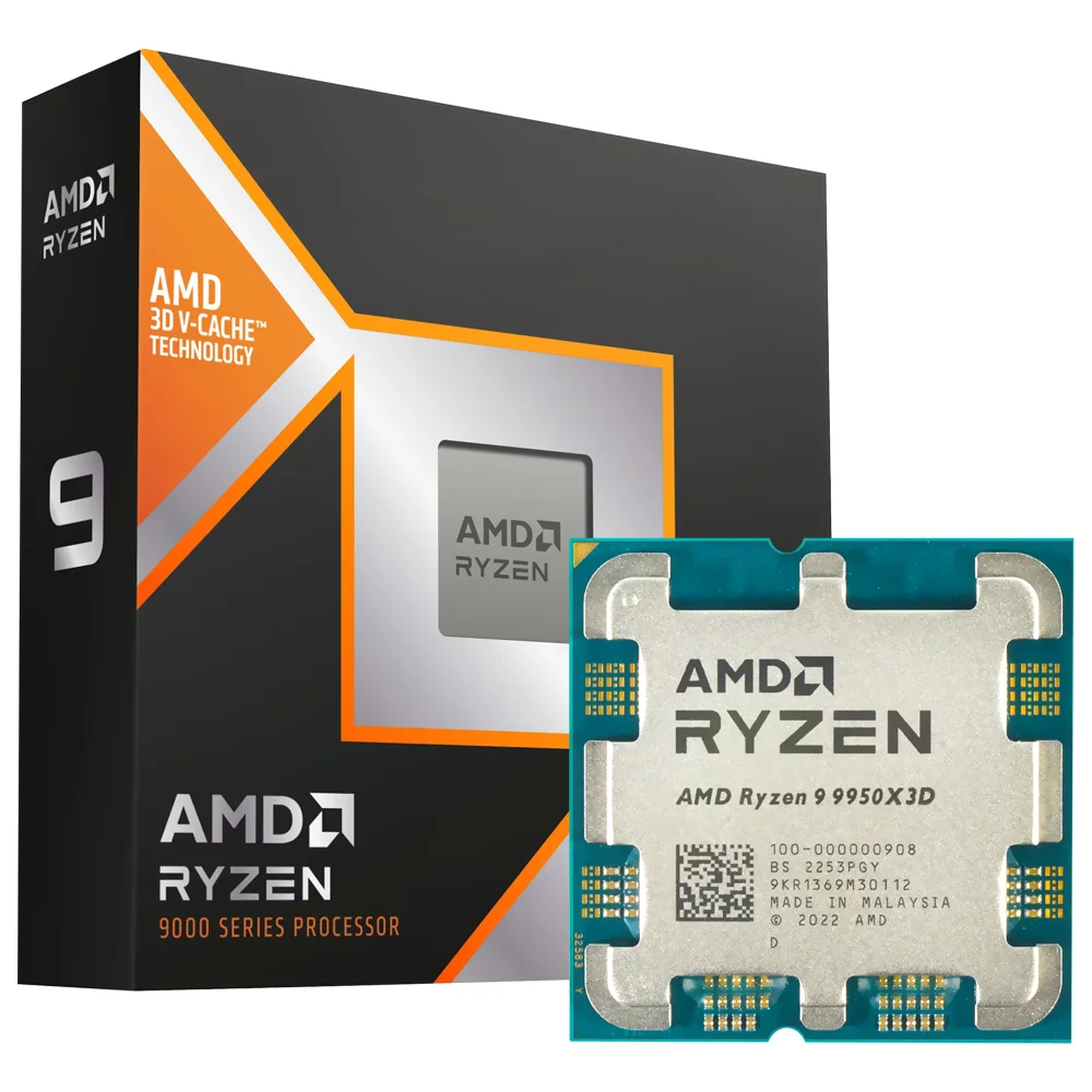 Imagem 2 de 3 do produto Processador Amd Ryzen 9 9950x3d Socket Am5 / 4.3ghz / 144mb