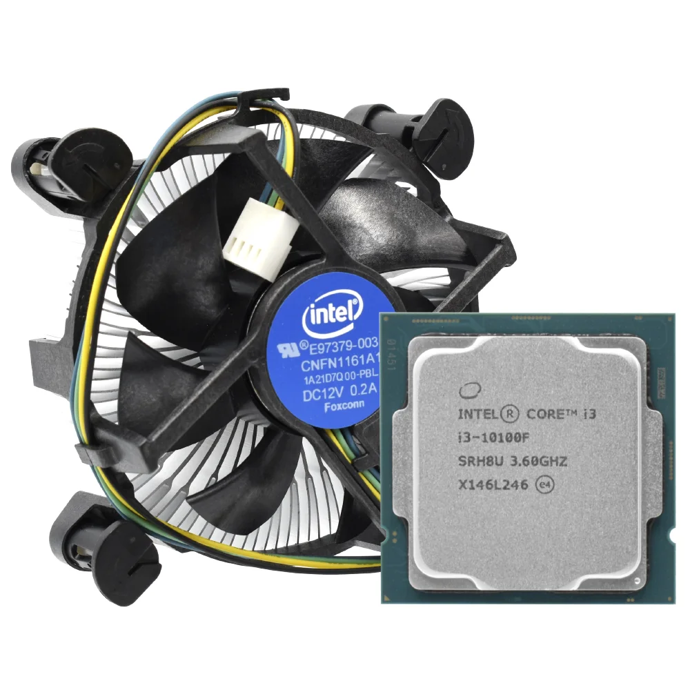 Imagem 2 de 3 do produto Processador Intel Core i3 10100f Socket LGA  1200 / 3.6ghz / 6mb