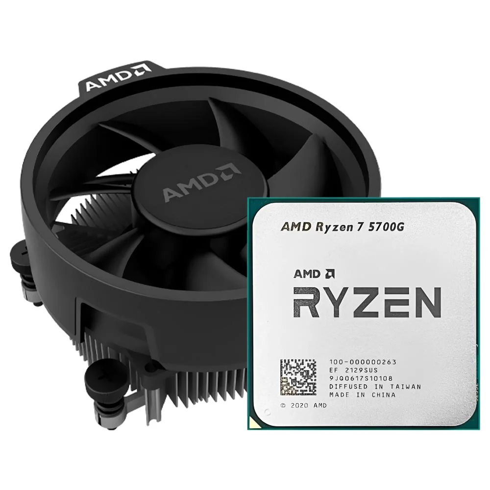 Imagem 2 de 3 do produto Processador Amd Ryzen 7 5700g Socket Am4 / 3.8ghz / 20mb
