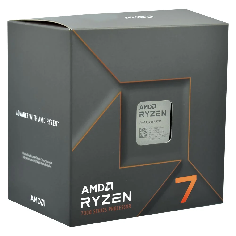 Processador Amd Ryzen 7 7700 Socket Am5 / 5.3ghz / 40mb