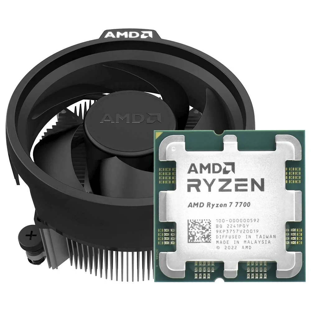 Imagem 2 de 3 do produto Processador Amd Ryzen 7 7700 Socket Am5 / 5.3ghz / 40mb