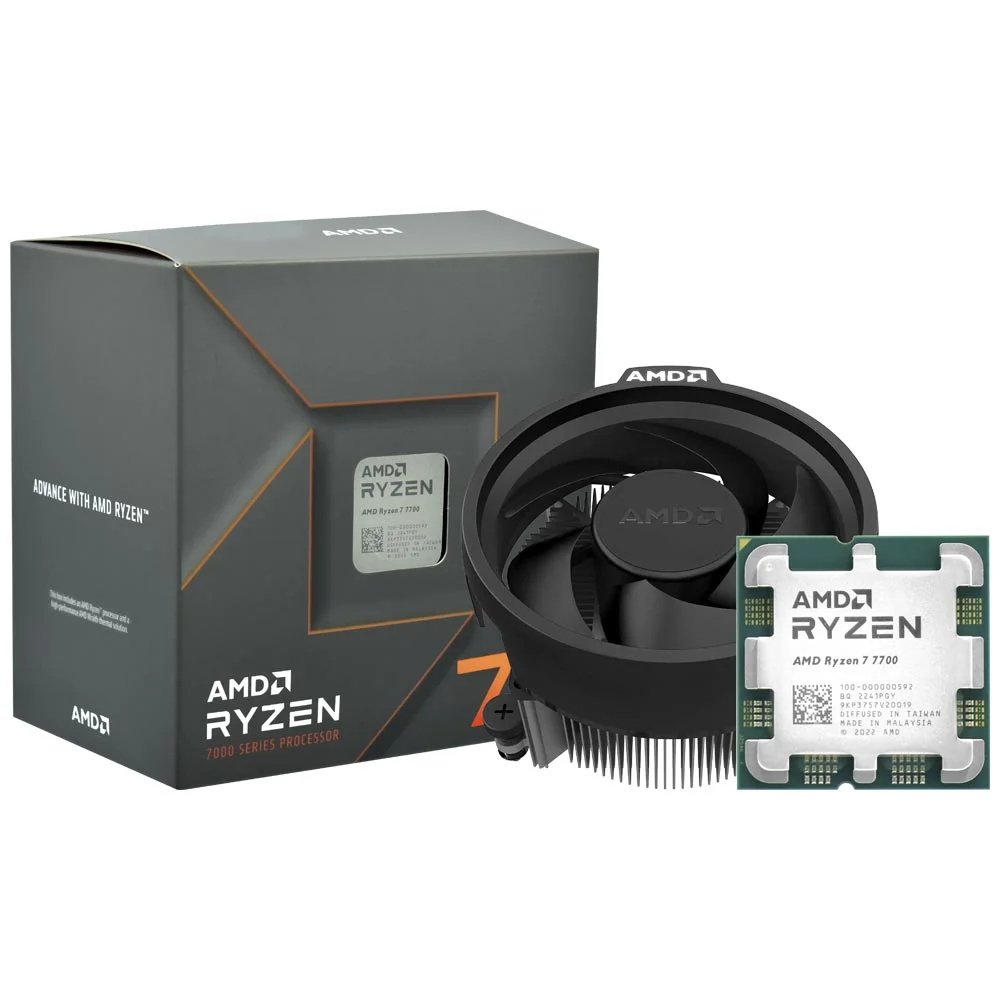 Imagem 3 de 3 do produto Processador Amd Ryzen 7 7700 Socket Am5 / 5.3ghz / 40mb